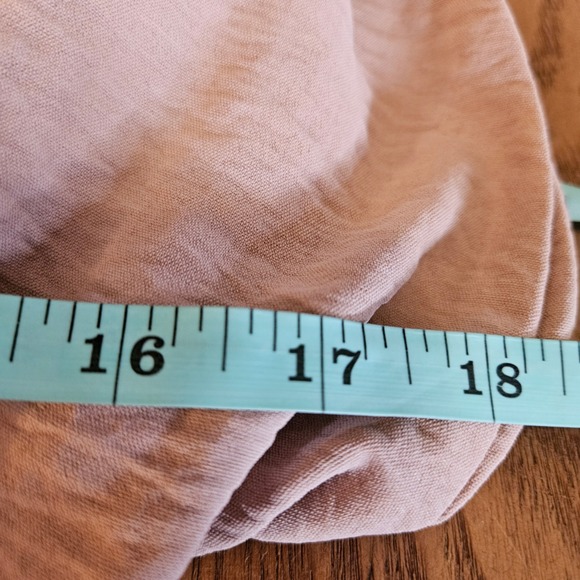 Dakatoo Tan 2 pc Outfit Puff Sleeveless Top Drawstring Waist Wide Leg Pant NWT - Picture 5 of 14